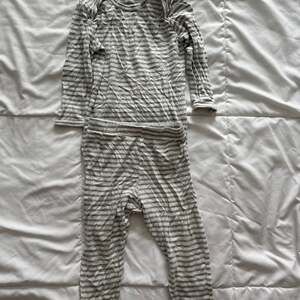 Solly Baby Modal Grey Striped 2-Piece Pajama Set 6-12M